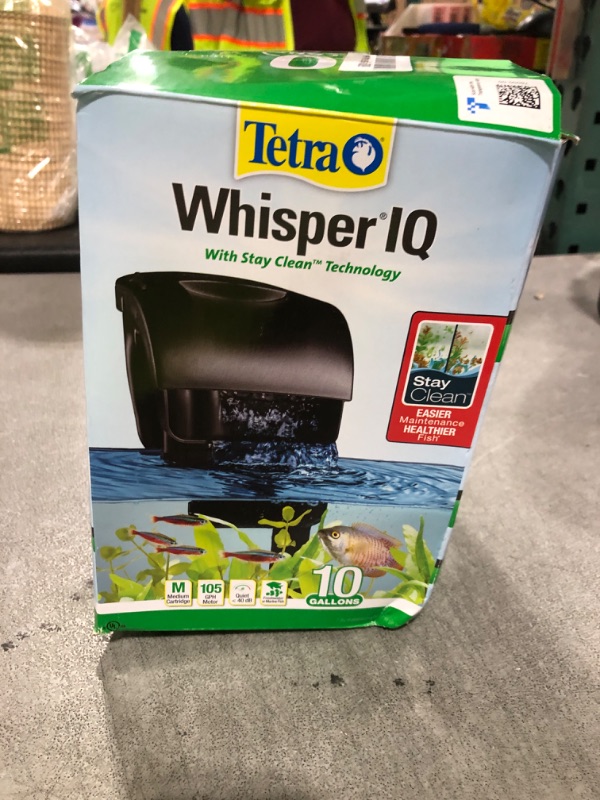 Photo 1 of Tetra Whisper IQ Power Filter 10 Gallons, 105 GPH, with Stay Clean Technology