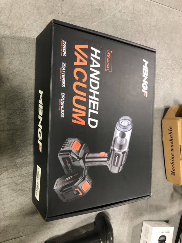 Photo 1 of MBNGF Car Vacuum Portable Cordless(Hide Black)