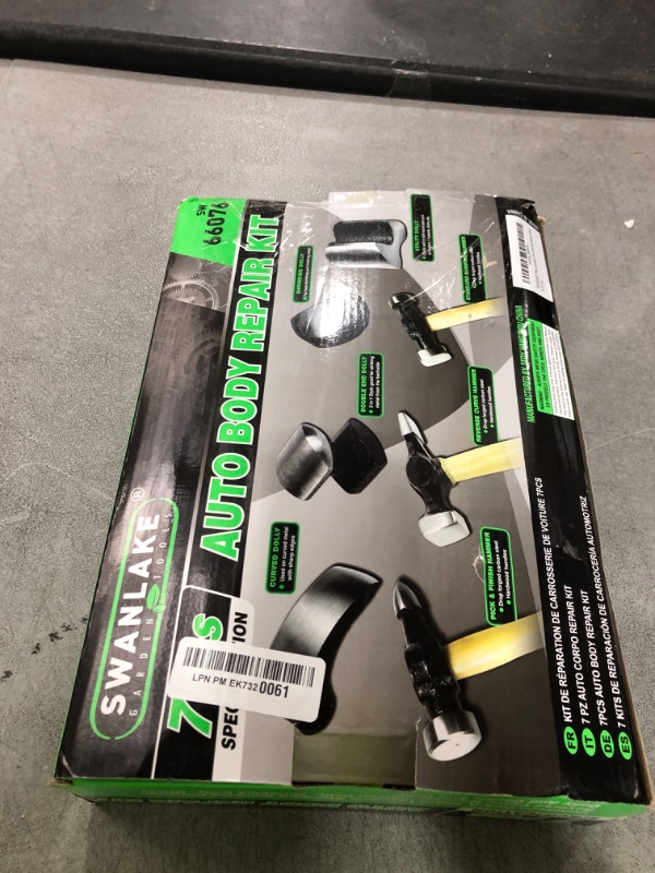Photo 1 of SWANLAKE 7 Piece Auto Body Repair Kit, Auto Body Tools, Auto Body Repair Tools with Carbon Steel Hammer Heads