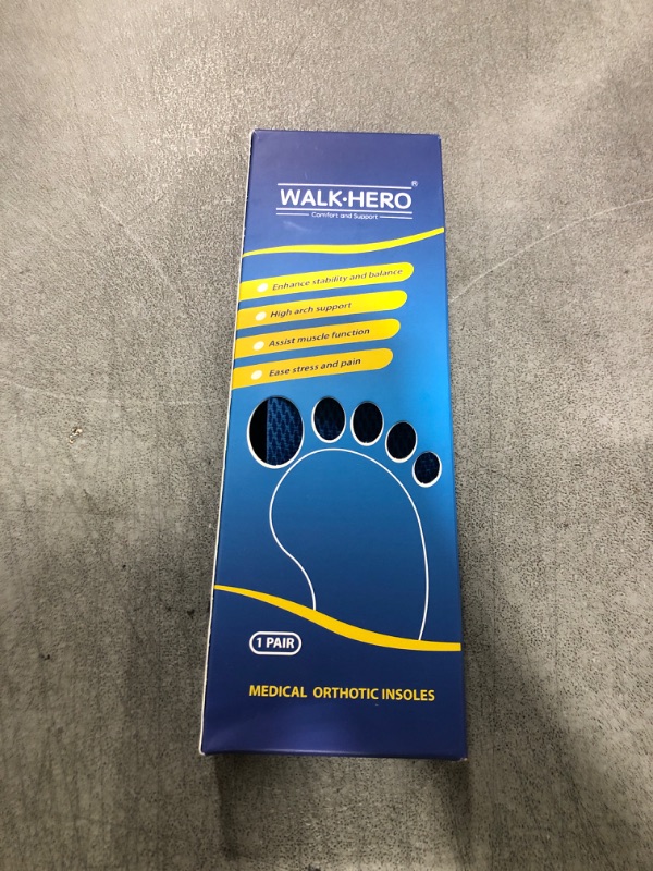 Photo 1 of Plantar Fasciitis Feet Insoles Arch Supports Orthotics Inserts Relieve Flat Feet, High Arch (Mens 6-6 1/2 | Womens 8-8 1/2)