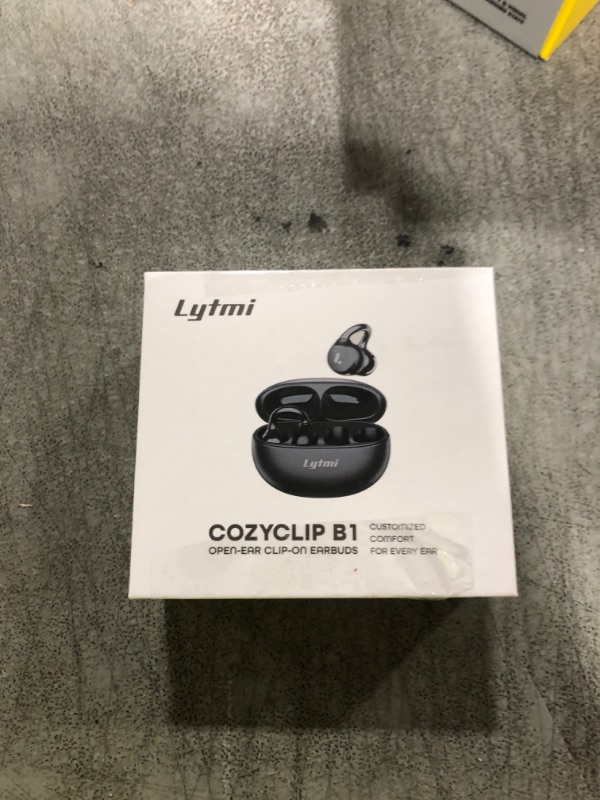 Photo 1 of Lytmi CozyClip B1 Open Clip Earbuds, Hi-Fi Sound, Enhanced Bass, AI-Powered Clear Call, 18Hr Playtime, Secure Fit, IPX4 Waterproof, Bluetooth 5.3 Wireless Headphones