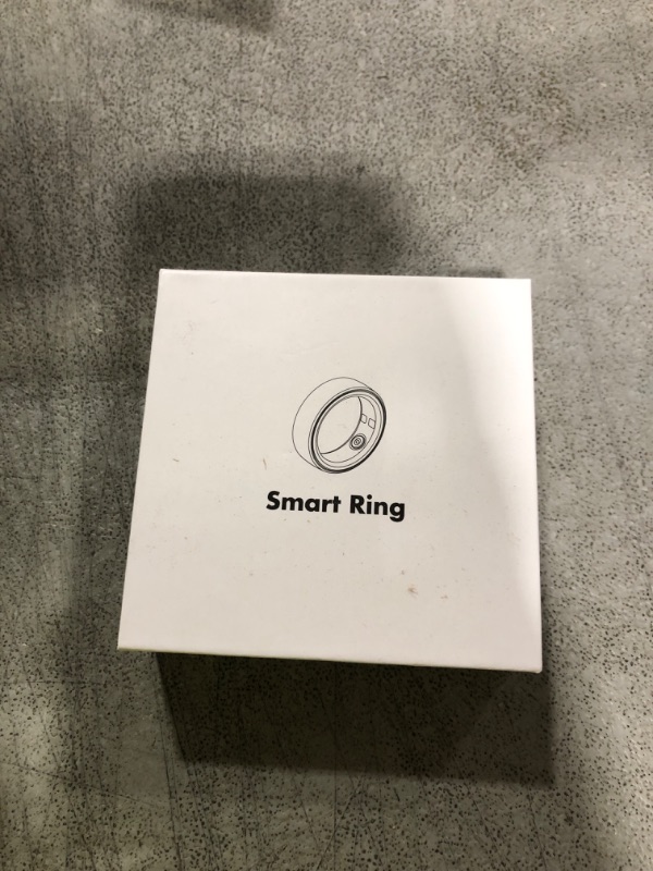 Photo 1 of Smart Ring Health Tracker, Smart Ring for Women & Men, Health Ring with Heart Rate, Blood Oxygen, and Sleep Monitoring, Waterproof Fitness Ring with Long Battery Life (Silver, 12)