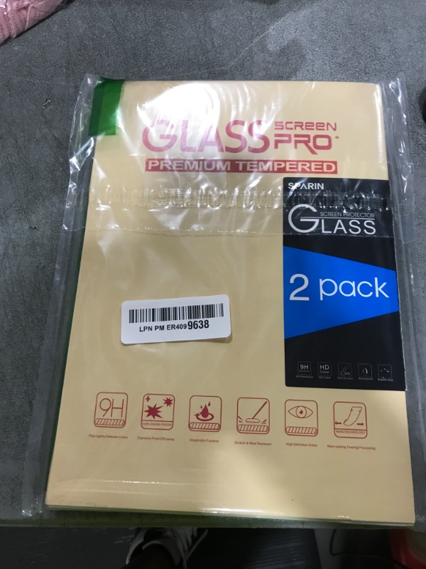 Photo 1 of SPARIN 2 Pack Screen Protector for iPad Air 11-inch M3 2025 & M2 2024, (iPad Air 7th/6th Generation), Tempered Glass-Apple Pencil Pro & Case Compatible, Anti-Scratches, High Definition
