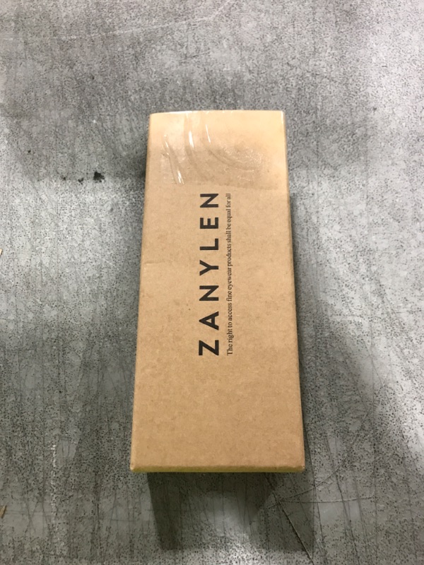 Photo 1 of ZanyLen Blue Light Glasses Men Rectangle Large Browline Computer Gaming Glasses Blue Blocker Anti-Glare UV400 Protection Clear Lens