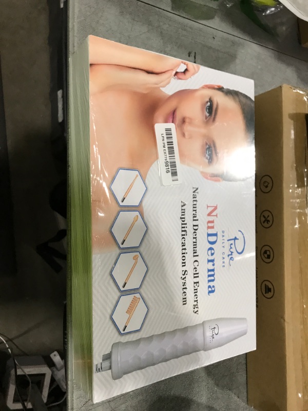 Photo 1 of Pure Daily Care NuDerma Handheld Skin Therapy Wand Machine w/Neon – Anti-Aging - Skin Tightening - Wrinkle Reducing - Dark Circles – Clarifying - Hair & Scalp Stimulator