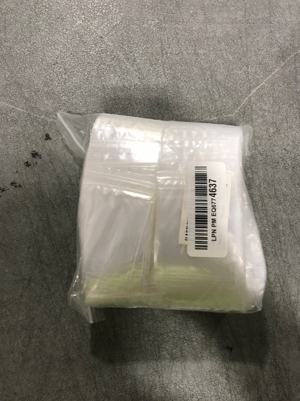 Photo 1 of Aubeco 1200pcs 2" x 2" Clear Zip Bags, 2 Mil Thick, Small Zip Poly Bags, Reclosable Zip Seal Plastic Bags for Necklace, Ring, Coin, Beads, Jewelry, Pill