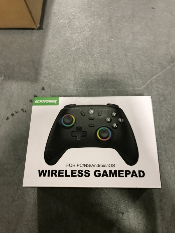 Photo 1 of ECHTPower Wireless PC Gaming Controller - Hall Effect Joystick, 2.4G & Wired 1000Hz Polling Rate, 800mAh Battery, Adjustable Turbo/Vibration - for PC/Switch/iOS/Android