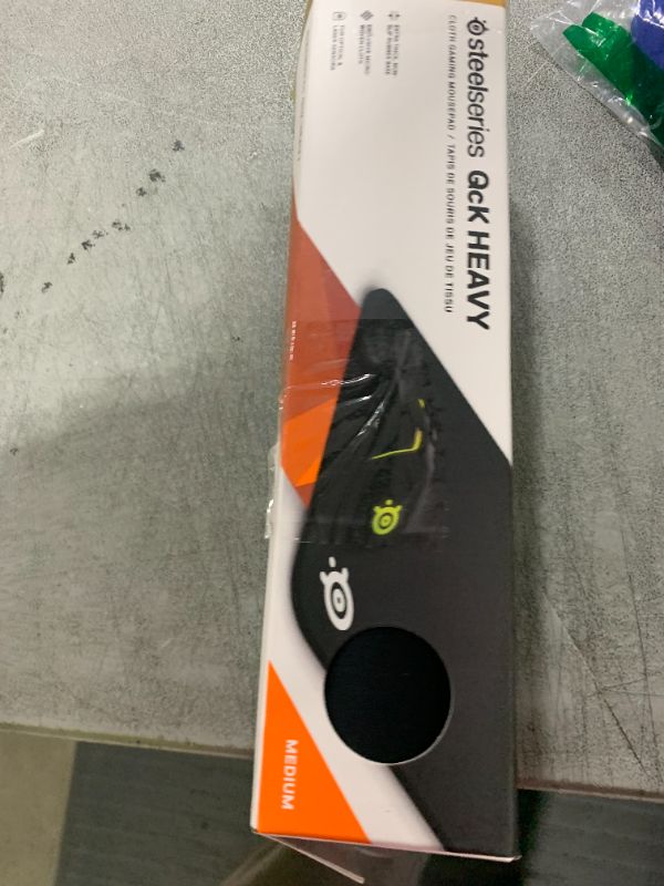 Photo 1 of SteelSeries QcK Gaming Mouse Pad - Medium Thick Cloth - Peak Tracking and Stability - Black