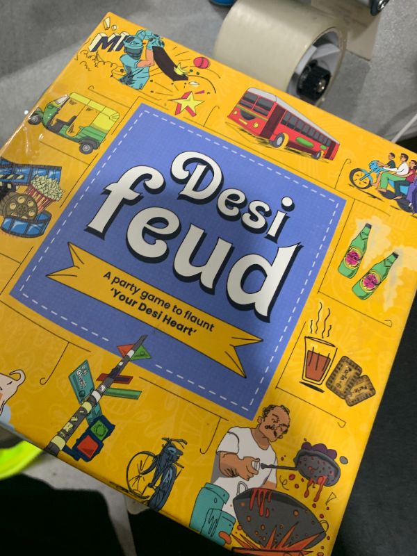 Photo 1 of Desi Feud Board Game | Ultimate Survey Gameshow | Fun for Friends & Family | Great for House Party, Gifting & Road Trips | Easy to Play