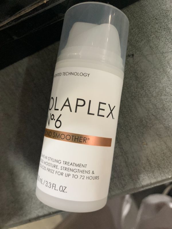Photo 1 of Olaplex No. 6 Bond Smoother, Leave-In Styling Hair Cream Treatment, Smooths, Conditions, & Strengthens, Frizz Control for Up to 72 Hours, For All Hair Types, 3.3 fl oz