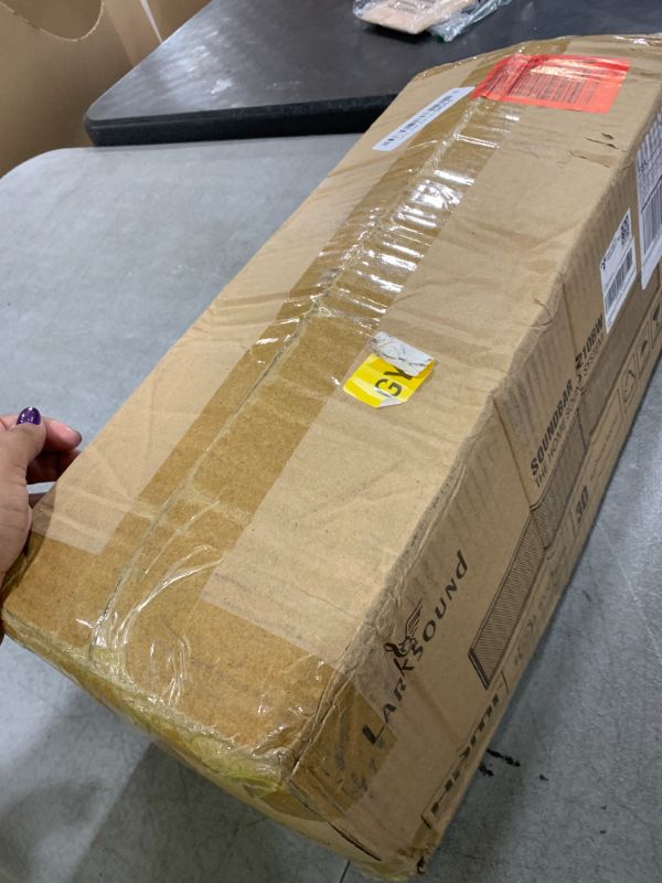 Photo 1 of LARKSOUND 2.1 CH Soundbar with Built-in Subwoofer, 31 Inch Sound Bar for TV with Bluetooth/HDMI ARC/Optical/AUX/USB Connections
