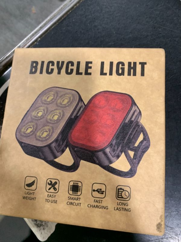 Photo 1 of Zewdov Bike Lights for Night Riding, USB Rechargeable Bike Lights Front and Back, Waterproof IP65 Bicycle Light, 4+6 Modes Bike Headlight and Tail Light Set,1.5 Hrs Fast Charging, Easy to Install
