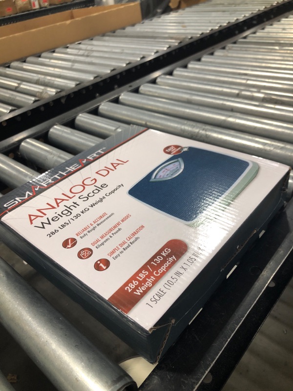 Photo 1 of SmartHeart Analog Body Weight Scale | Mechanical Scale | 286 lbs / 130 kg Capacity | Non-Skid Platform | Easy Dial Calibration | No Batteries Needed