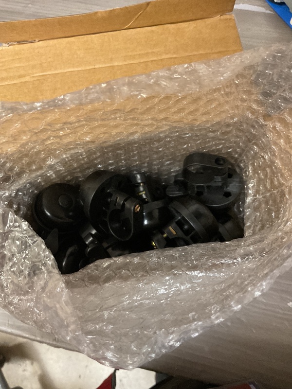 Photo 1 of Datanly 20 Pcs Bike Bell Aluminum Loud Crisp Bicycle Bell Clear Sound Mountain Bike Accessories Easy Installation for Girls Boys Adults Kids, Black
