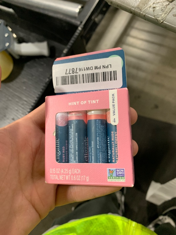 Photo 1 of Cliganic Tinted Lip Balm - Non-GMO, 4 Colors - Enriched with Vitamin E, Cruelty Free