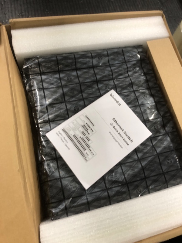 Photo 1 of Binardat 12 Port 10 Gigabit SFP Managed Switch, Support 1G & 10G SFP+ Module, 240Gbps Bandwidth, L3 Web/CLI Managed, Metal Fiber Network Switch