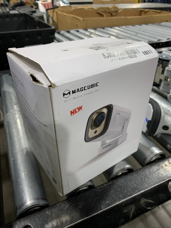 Photo 1 of ?Auto Focus&1080P?Magcubic Mini Smart Projector with 4K Support, Portable Projector with Wifi and Bluetooth, 5W Speaker, Built in Apps, Voice Control, Outdoor Movie Projector