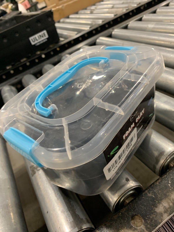 Photo 1 of 1.1lb Moldable Cosplay Foam Clay (Black) – High Density and Hiqh Quality for Intricate Designs | Air Dries to Perfection for Cutting with a Knife or Rotary Tool, Sanding or Shaping