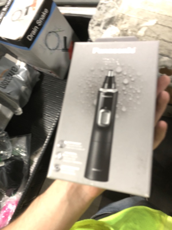 Photo 1 of Panasonic Ear and Nose Hair Trimmer for Men with Vacuum Cleaning System, Powerful Motor and Dual-Edge Blades for Smoother Cutting, Wet/Dry – ER-GN70-K (Black)