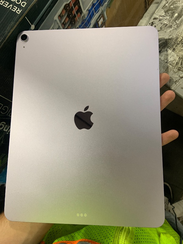 Photo 1 of Apple iPad Air 13-inch with M3 chip Built for Apple Intelligence, Liquid Retina Display, 256GB, 12MP Front/Back Camera, Wi-Fi 6E, Touch ID, All-Day Battery Life — Purple