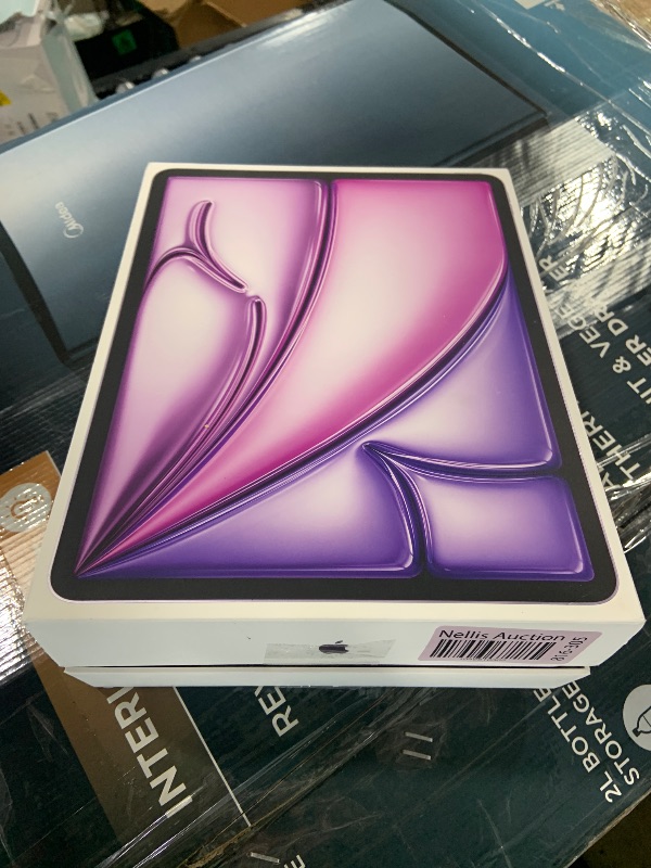 Photo 1 of Apple iPad Air 13-inch with M3 chip Built for Apple Intelligence, Liquid Retina Display, 256GB, 12MP Front/Back Camera, Wi-Fi 6E, Touch ID, All-Day Battery Life — Purple