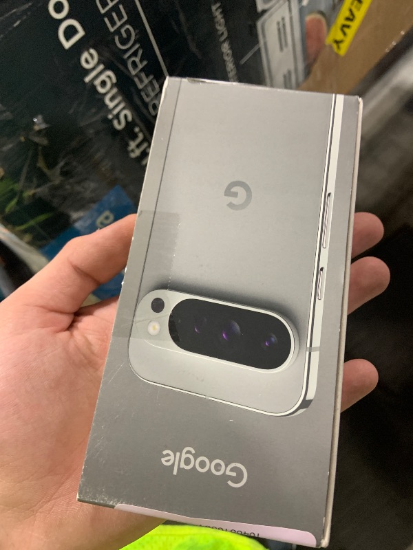Photo 1 of Google Pixel 9 Pro - Unlocked Android Smartphone with Gemini, Triple Rear Camera System, 24-Hour Battery, and 6.3" Super Actua Display - Hazel - 128 GB