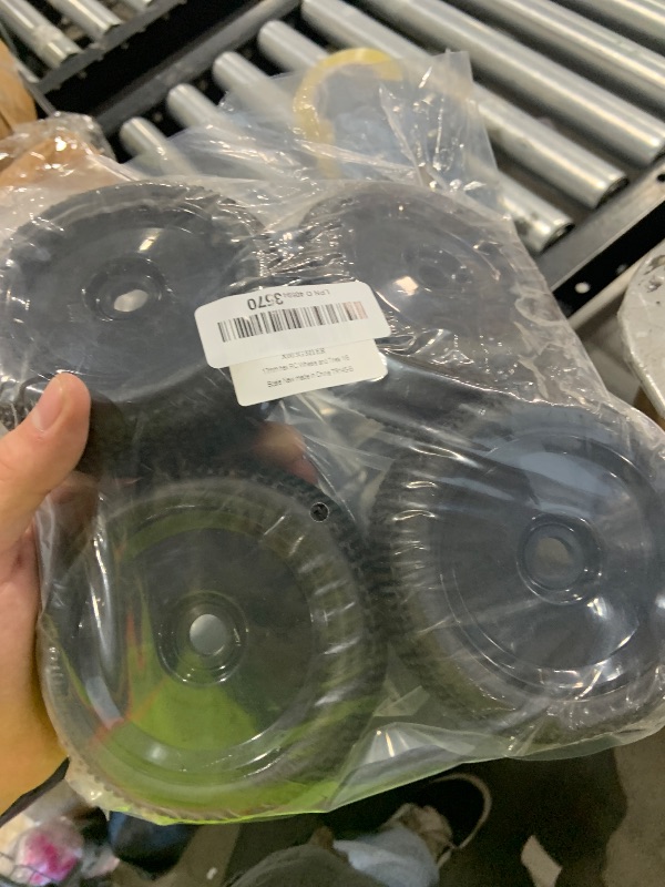 Photo 1 of RC Station 4PCS Preglued 17mm hex Wheels and Tires 1/8 Scale RC Buggy RC Tires and Wheels with Foam Inserts 1/8 RC Buggy Tires and Wheels for Typhon, Redcat, Team, Losi, HPI, HPS, 4PCS-Black