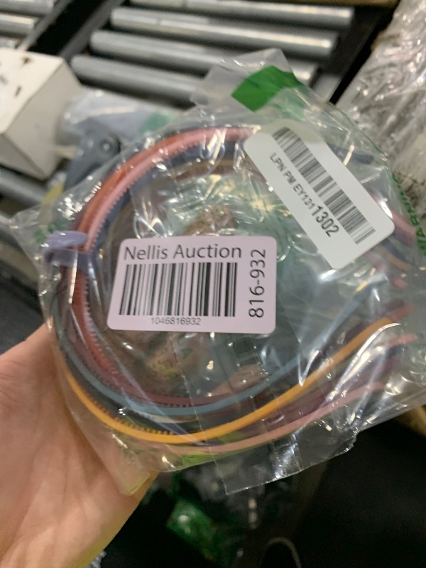 Photo 1 of Lawie 12 Pack Colorful Plain Blank Frosted Slim Thin Plastic Headband With Teeth Skinny Wire Comb Hair band Elastic Hair Hoop Holder Tiara Crown Headpiece Craft DIY Accessories for Women Girls Adults