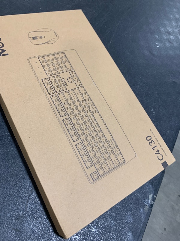 Photo 1 of MEETION Wireless Keyboard and Mouse, Full-Sized Cordless Keyboard with Wrist Rest and 3 DPI Adjustable Mouse, 2.4G Wireless, Compatible with PC/Computer/Laptop/Windows/Mac, Pink