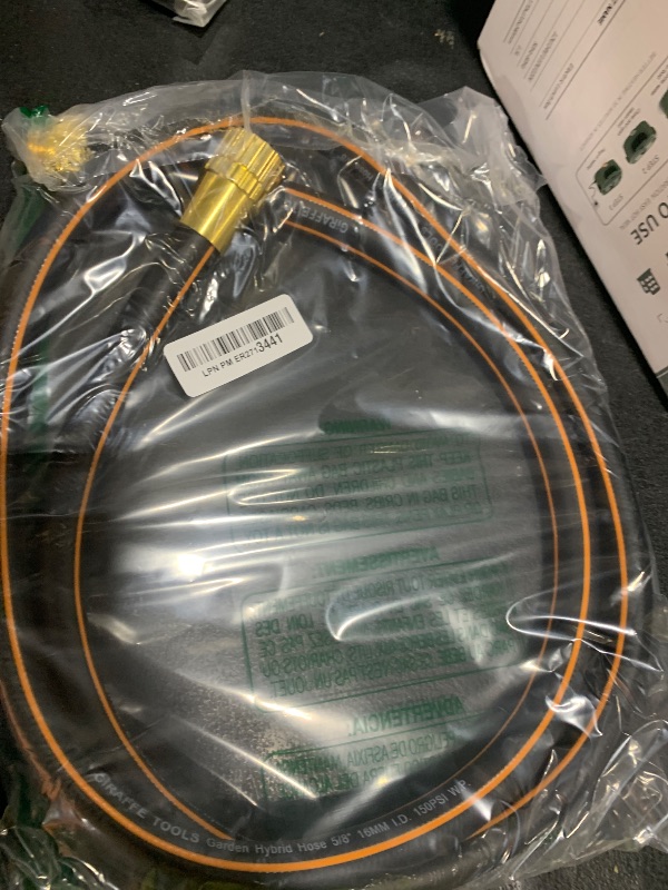 Photo 1 of Giraffe Tools Garden Hose 6ft x 5/8", Short Water Hose Heavy Duty, Lightweight, Flexible Hybrid Hose with Swivel Handle, Male to Female Fittings