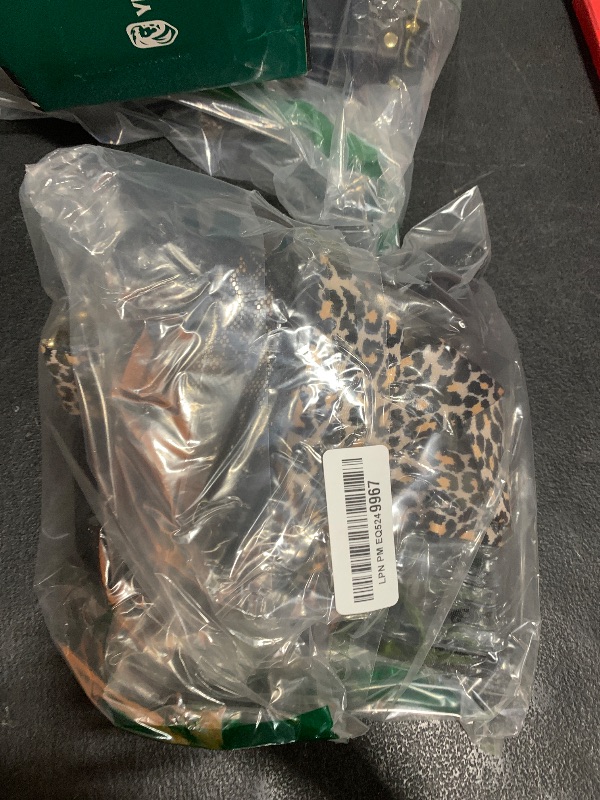 Photo 1 of Bagenius Clear Bag Stadium Approved 12×6×12 Clear bag for Stadium Events Sports Concert Festival Work, Leopard-Strap