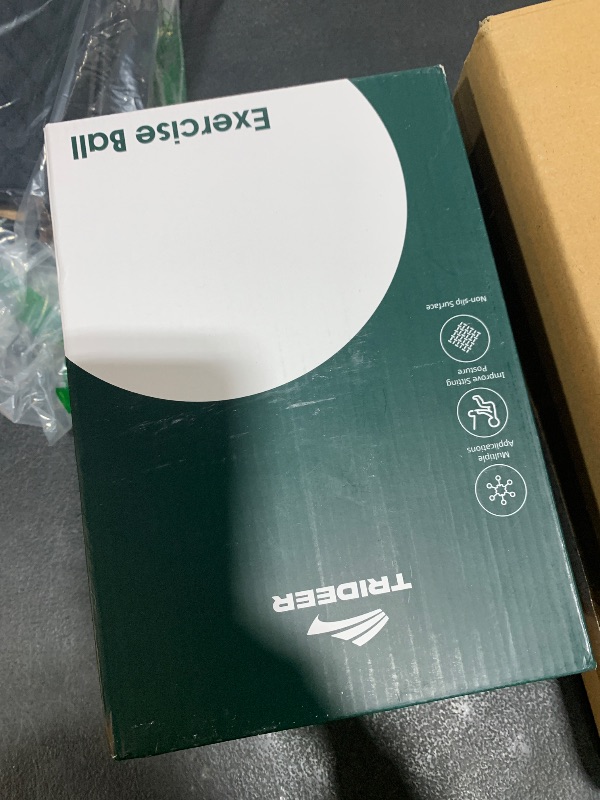 Photo 1 of Trideer Yoga Ball for Exercise, Pregnancy & Birthing, 5 Sizes Exercise Ball for Physical Therapy, Stability, Fitness, Quick Pump Included