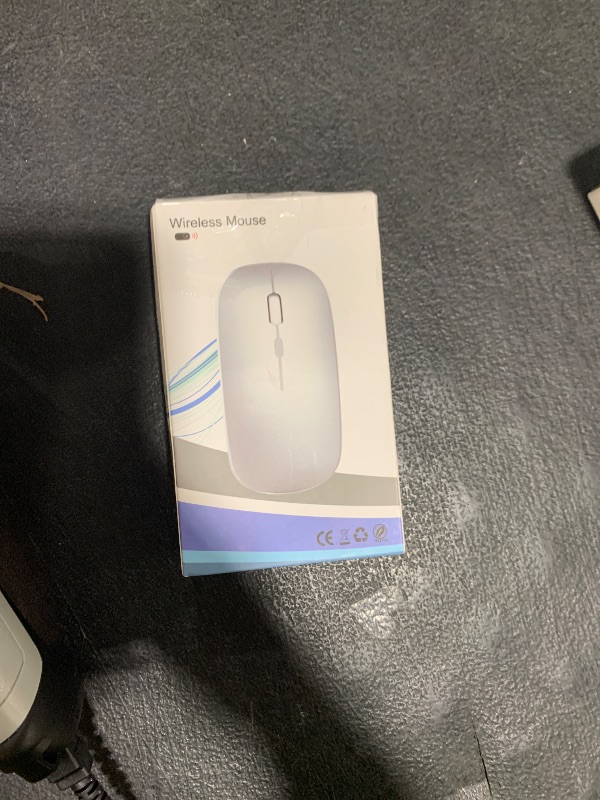 Photo 1 of AIKOKOK Wireless Bluetooth Mouse Rechargeable Laptop Mice with LED Use Portable(BT5.2 and USB 2.4G) Dual Mode Connection Silent Slim Computer Mouse for Laptop/iPad Tablet/Apple MacBook/PC (Black)