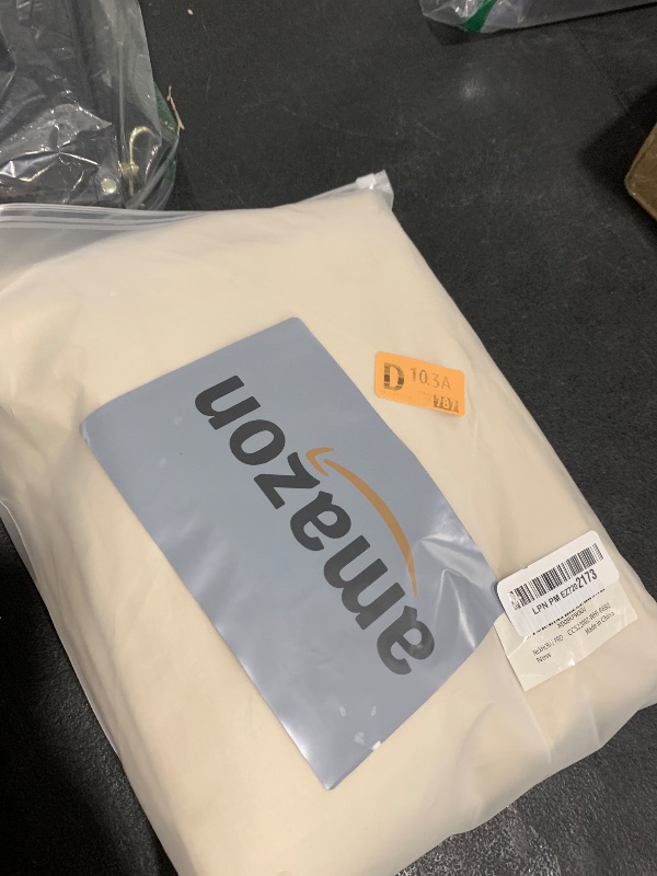 Photo 1 of NEXHOME PRO Duvet Cover Set 100% Washed Cotton Kids Twin XL 66"x92", Organic Natural Linen Like Textured 2 Pieces Bedding Set with Zipper Closure & Corner Ties, Breathable (No Comforter)