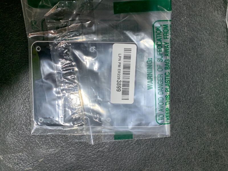 Photo 1 of Guitar Backplate LUORNG 1Set Black Electric Guitar Back Plate, Electric Guitar Neck Plate, Cavity Tremolo Cover Pick Guard with 6PCS Screws for ST SQ Electric Guitar