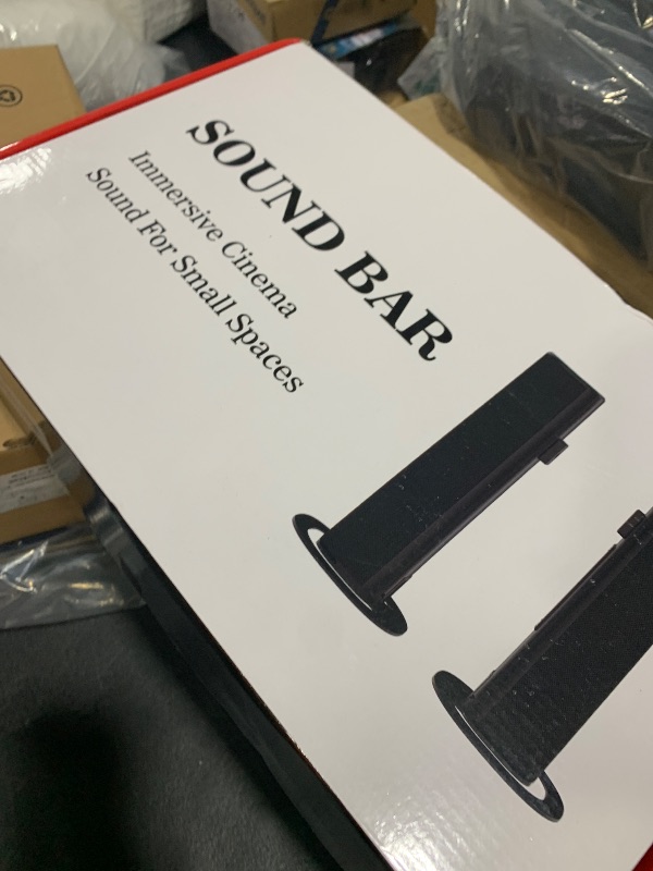 Photo 1 of Yenjuty Sound Bar, 100W Sound Bar for Smart TV, Bluetooth 5.3 Soundbar, 2 in 1 Detachable Home Speaker Bass Effect, Home Theater Surround Sound, ARC/Optical/AUX/USB Connections, for TV/PC/Projectors