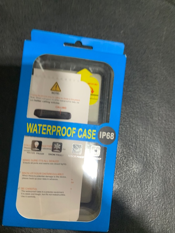 Photo 1 of Temdan Compatible with iPhone 16 Pro Case Waterproof, Built-in Screen & Camera Protector IP68 Underwater Full Body 16FT Military Dropproof Shockproof Phone Case 6.3"-Black/Clear