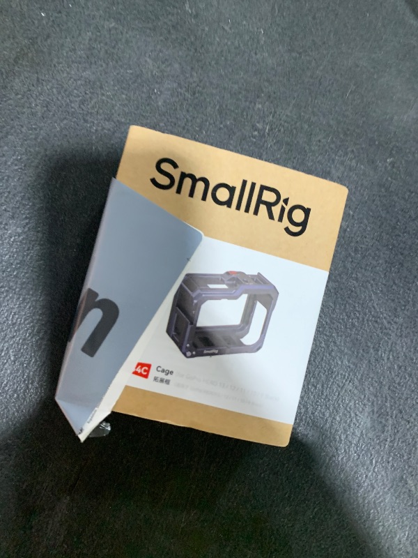 Photo 1 of SMALLRIG Hero13 / Hero12 / Hero11 / Hero 10 / Hero 9 Black Cage for GoPro, Compatible with the Lens Filter Max Lens on Camera, with 2 Cold Shoe Mount for Microphone and Led Video Light - 3084C