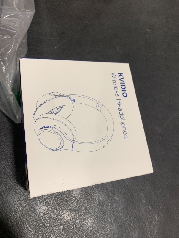 Photo 1 of KVIDIO Bluetooth Headphones Over Ear, 65 Hours Playtime Wireless Headphones with Microphone, Foldable Lightweight Headset with Deep Bass, HiFi Stereo Sound Low Latency for Travel Work Cellphone