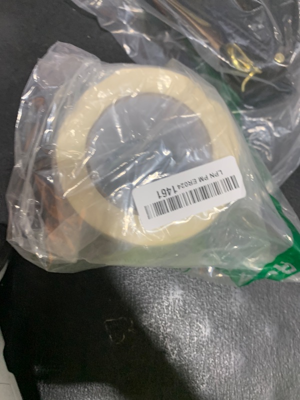 Photo 1 of Lichamp Wide Masking Tape 3 inches, 1 Pack General Purpose Beige White Masking Tape, 3 inches x 55 Yards x 1 Roll