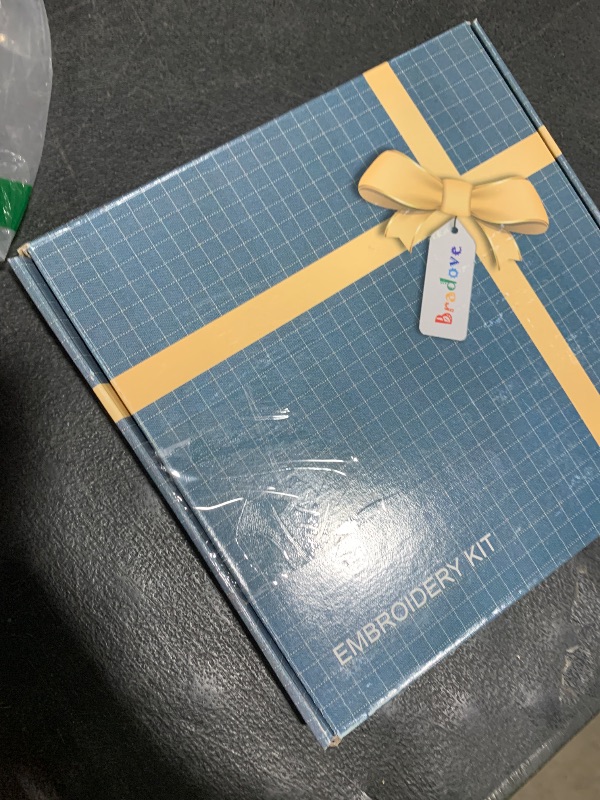 Photo 1 of Bradove Classic Embroidery Stitches Practice Kit, Embroidery Kit for Beginners, Beginner Embroidery Kit for Adults, Hand Embroidery Kit for Kids, Stitches Kit