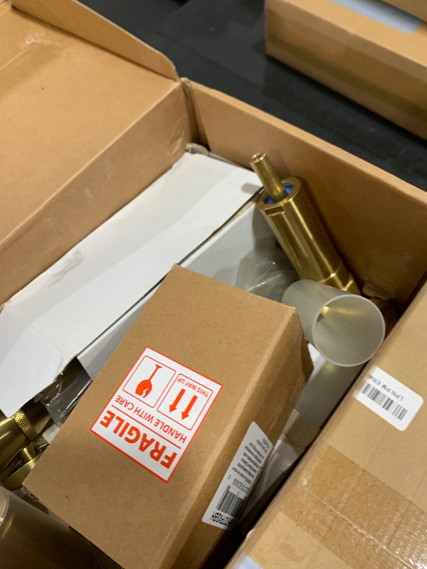 Photo 1 of Kingston Brass KB247PX Magellan Tub and Shower Faucet, Brushed Brass 72 x 8 x 7.38