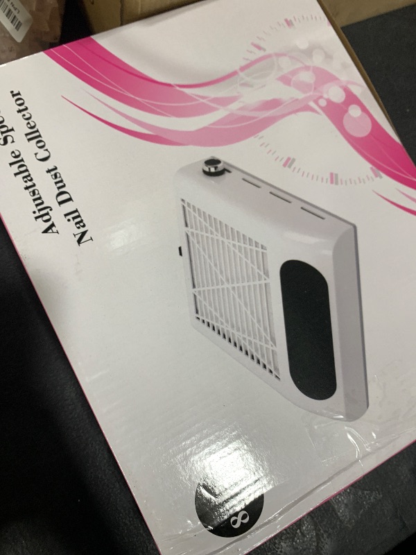Photo 1 of CoFashion Nail Dust Collector for Acrylic Nails Vacuum Machine, 80W Adjustable Vacuum, Electric Nails Filter for Manicure Nail Fan Dust Collector
