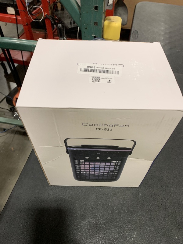 Photo 1 of Portable Air Conditioner,Cooling Fan with 3 Speeds &3 Modes,2-8H Timer,1000ml Water Tank, Remote Control,4 in 1 Humidifier, Air Conditioner,Fan,Night Light,Evaporative Air Cooler for Home,Office