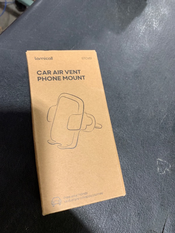 Photo 1 of Lamicall 2025 Wider Clamp & Metal Hook Car Phone Holder Vent [Thick Cases Friendly] Phone Holders for Your Car Mount Automobile Hands Free Cradle Air Vent for iPhone 16 15 14 13 Pro Max Smartphone