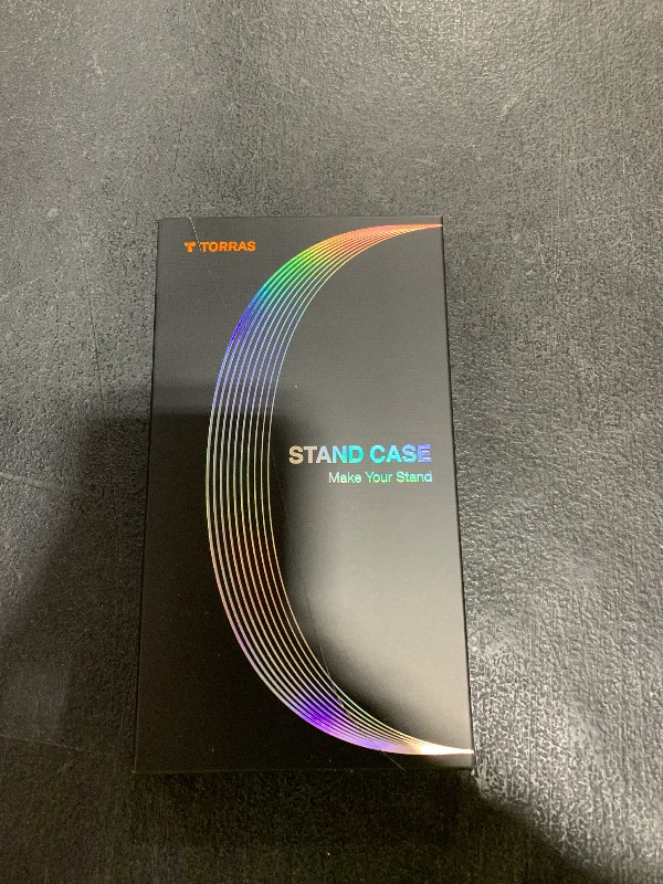 Photo 1 of TORRAS Liquid Silicone for iPhone 16 Pro Case with 360 Spin Magnetic Stand with Camera Control, Fit for MagSafe, OStand Q3 Silicone Non-Slip Protective Soft Case for iPhone 16 Pro, Obsidian Black