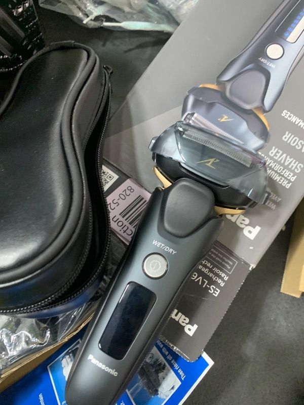 Photo 1 of Panasonic ARC5 Electric Razor for Men with Pop-up Trimmer, Wet Dry 5-Blade Electric Shaver with Intelligent Shave Sensor and 16D Flexible Pivoting Head - ES-LV67-K (Black)
