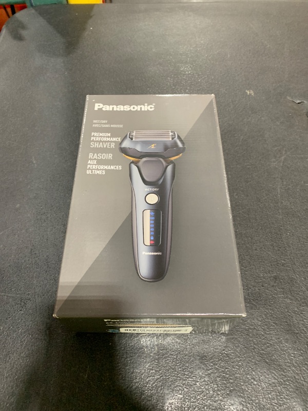 Photo 1 of Panasonic ARC5 Electric Razor for Men with Pop-up Trimmer, Wet Dry 5-Blade Electric Shaver with Intelligent Shave Sensor and 16D Flexible Pivoting Head - ES-LV67-K (Black)