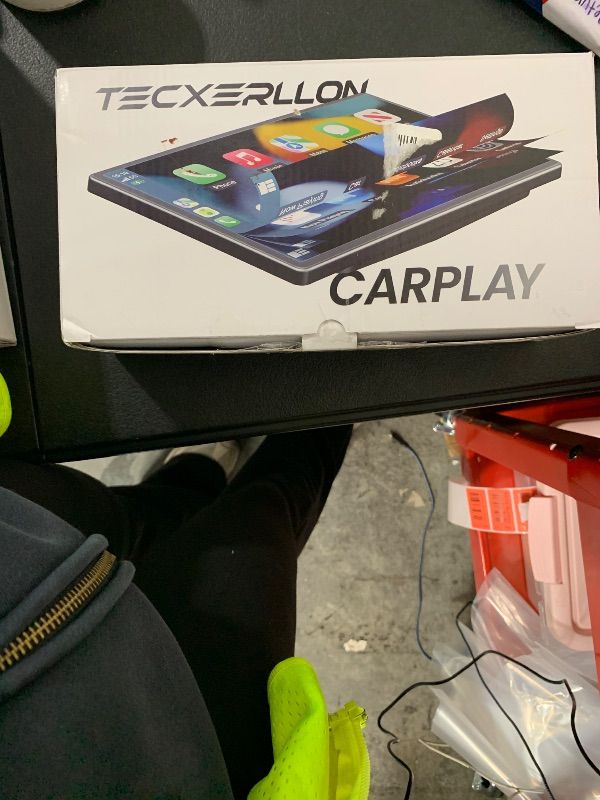 Photo 1 of TECXERLLON 10.26" Wireless CarPlay Screen for Car, Android Auto Screen with Backup Camera, Portable Touchscreen Car Stereo with GPS Navigation/Mirror Link/Voice Control/Bluetooth/FM/AUX