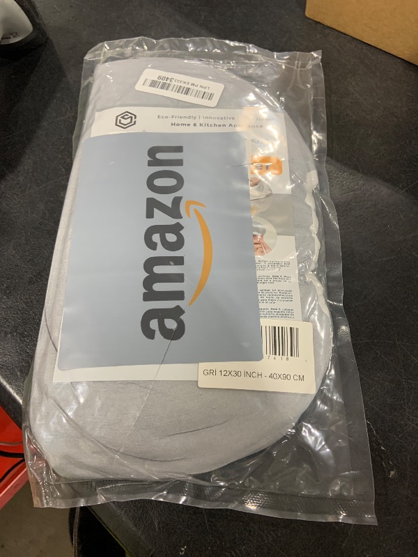 Photo 1 of SAVUK 12 X 30 inch Smart Table top Ironing Board Cover and Pad with Standard Size, Fits Small, Mini Board, Extra Thick Padding, Elastic Cord, Heat Resistance (Replacement Cover and Pad 12"x30")